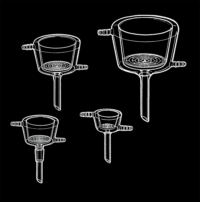 Glass funnels Original funnel “KIRIYAMA ROHTO” | 桐山製作所