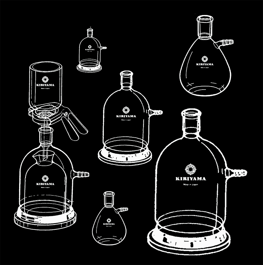 Glass funnels Original funnel “KIRIYAMA ROHTO” | 桐山製作所